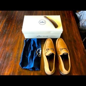 Peter Millar suede loafers mens size US 10. New in box